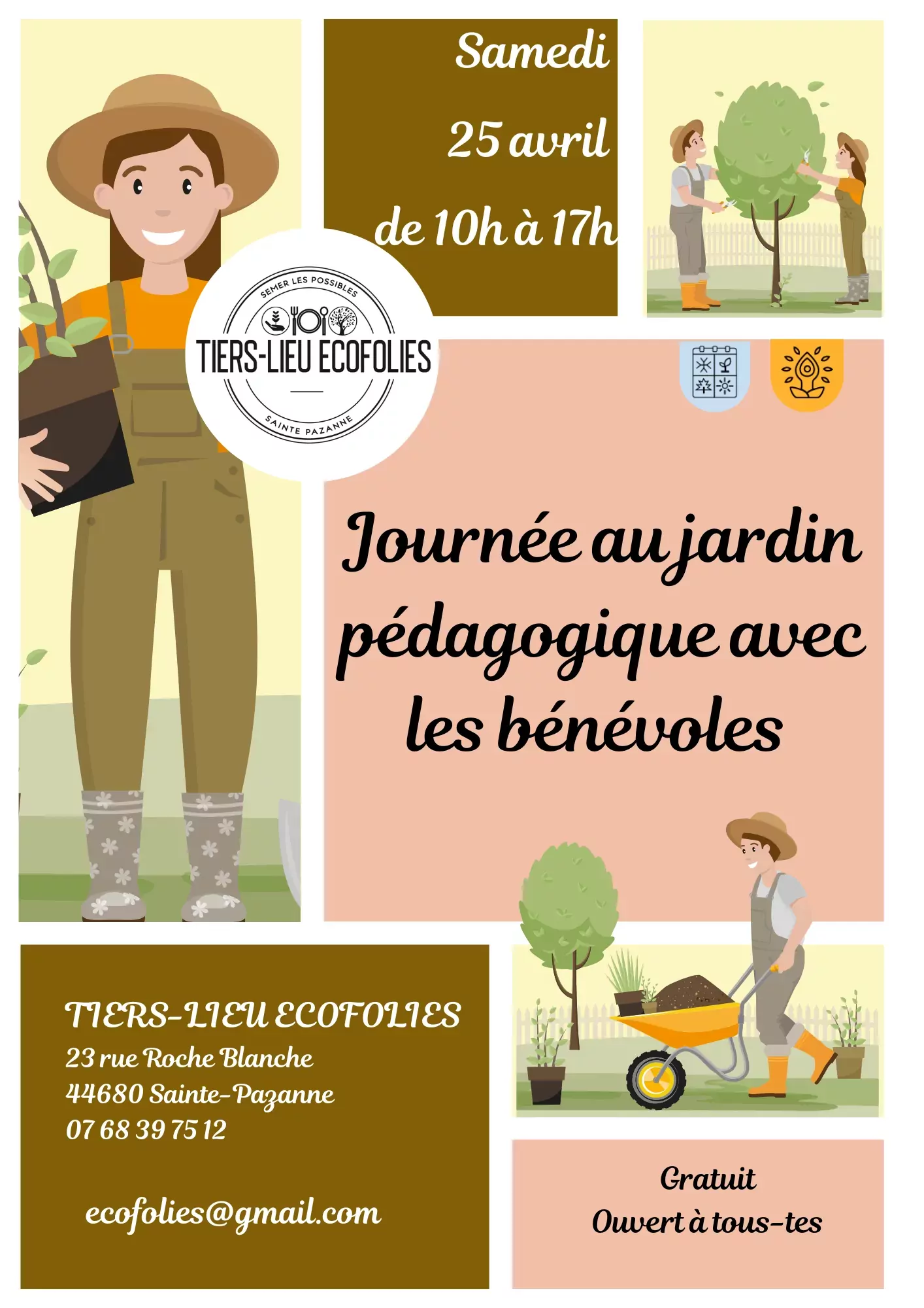 Journée au jardin avec les bénévoles 1